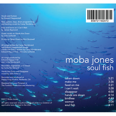 Album Rear Cover for Moba Jones Soul Fish  Edit alt text