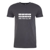 Front view of Nordstrand T-Shirt with saying "Are you all in?"
