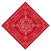 Front view of Nordstrand Hometown Bandana in Red