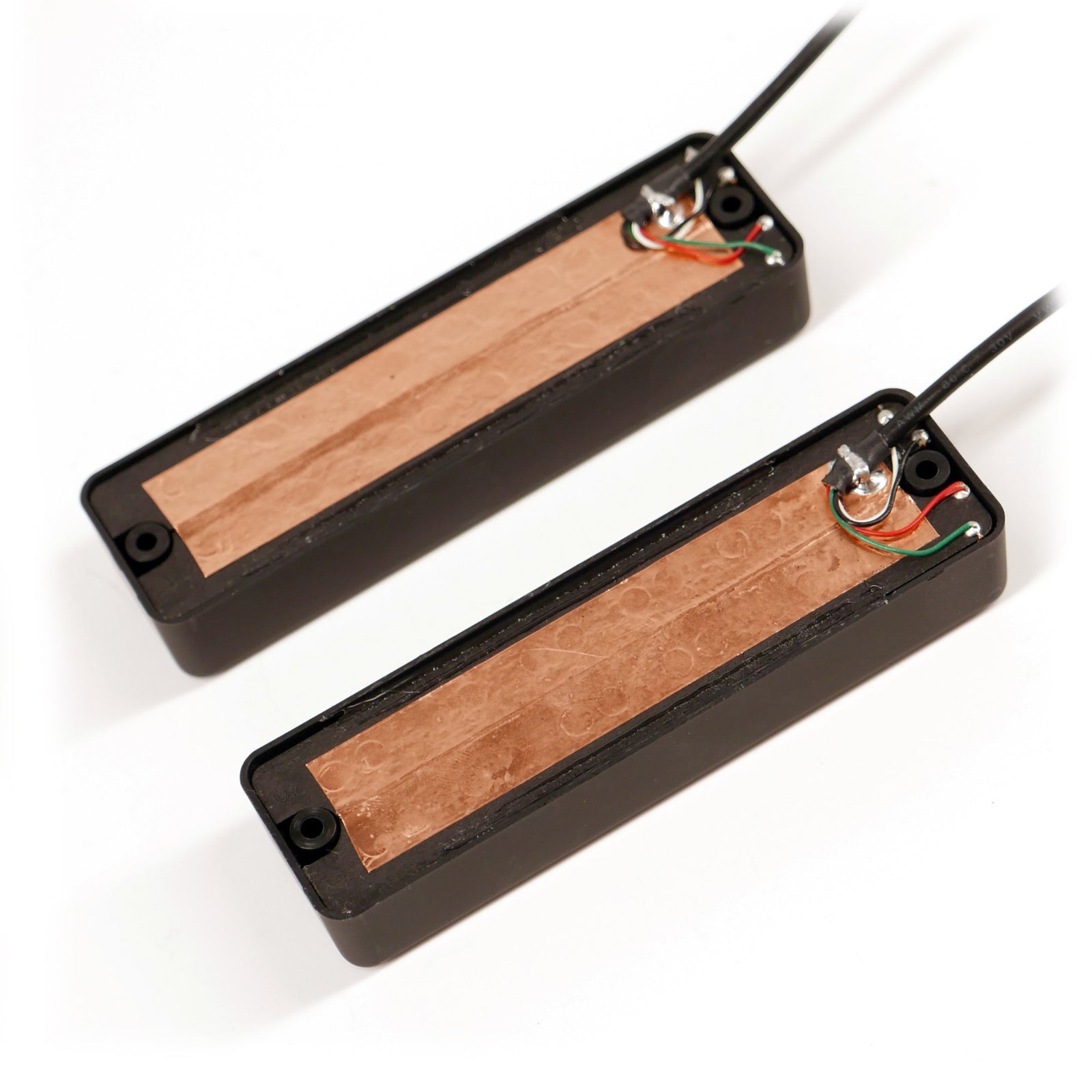 Rear view of Nordstrand Dual Coil 6 Bass Pickup Set