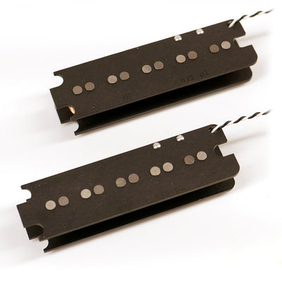 Rear view of Nordstrand Jazz Bar 5 Bass Pickup Set without covers