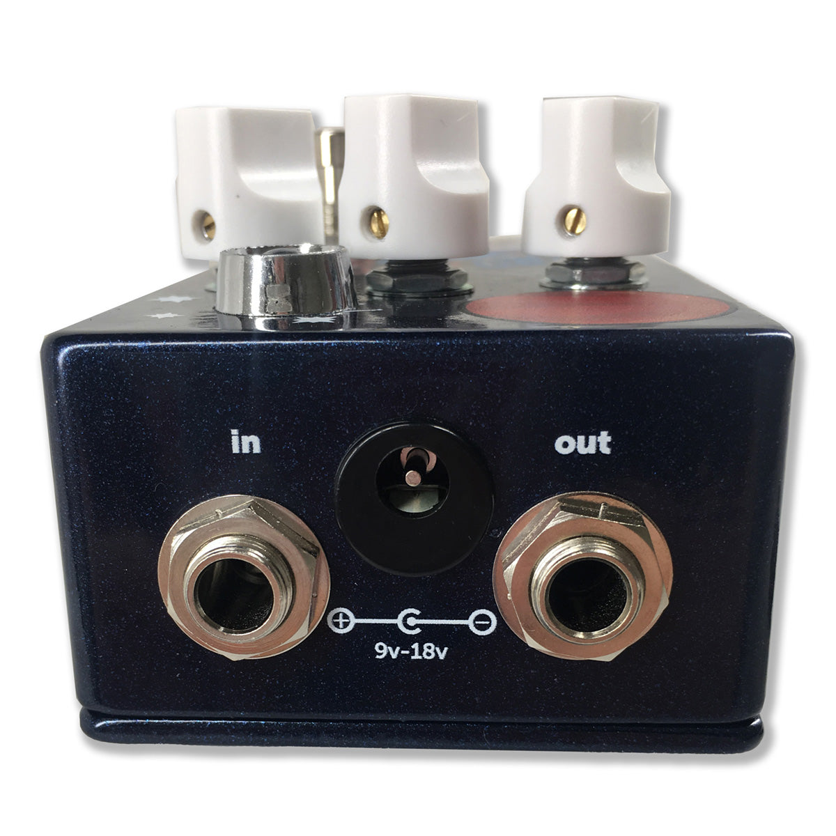 Back view of Nordstrand Audio Astro Rocket Guitar Pedal