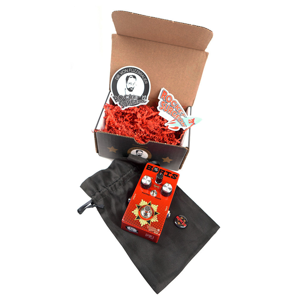 Rocket Surgeon Boris Fuzz for the People Guitar Effect Pedal Swag
