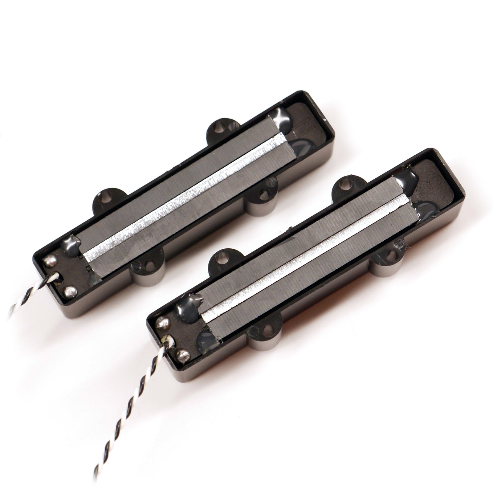 Rear view of Nordstrand Big J Blade 4 Jazz Bass Pickup Set