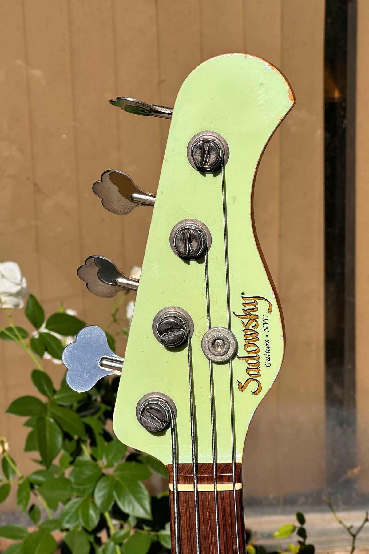 Sadowsky NYC Sea Foam Green Ultra Vintage 4-String Pre-owned by Al Kim