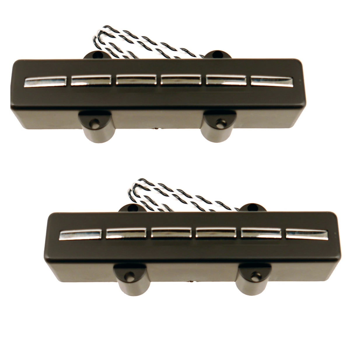 Top angle photo of a set of Nordstrand Big J Blade 6 String bass pickups
