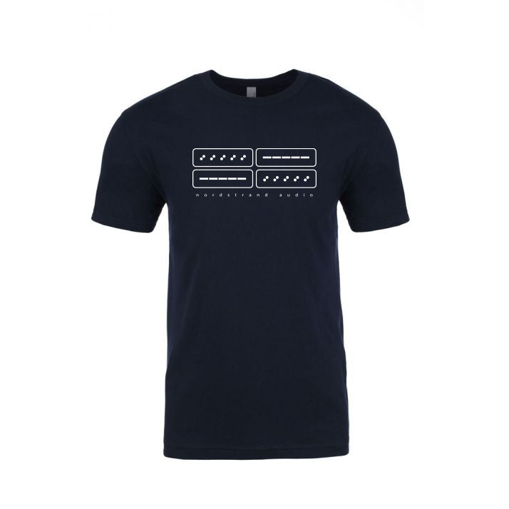 Front view of Nordstrand Crack the Code T-Shirt in Black