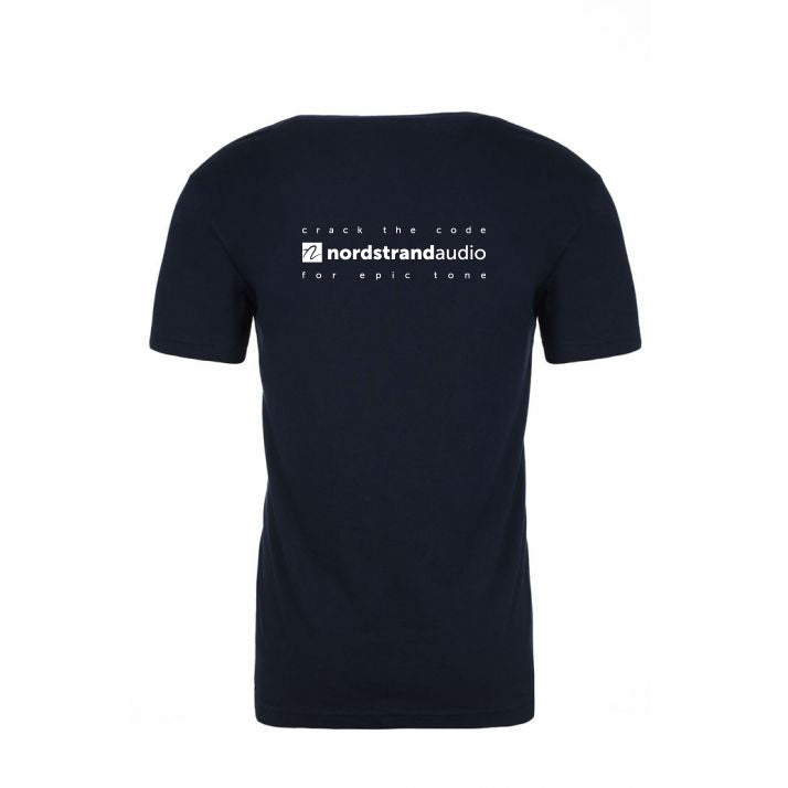 Back view of Nordstrand Crack the Code T-Shirt in Black