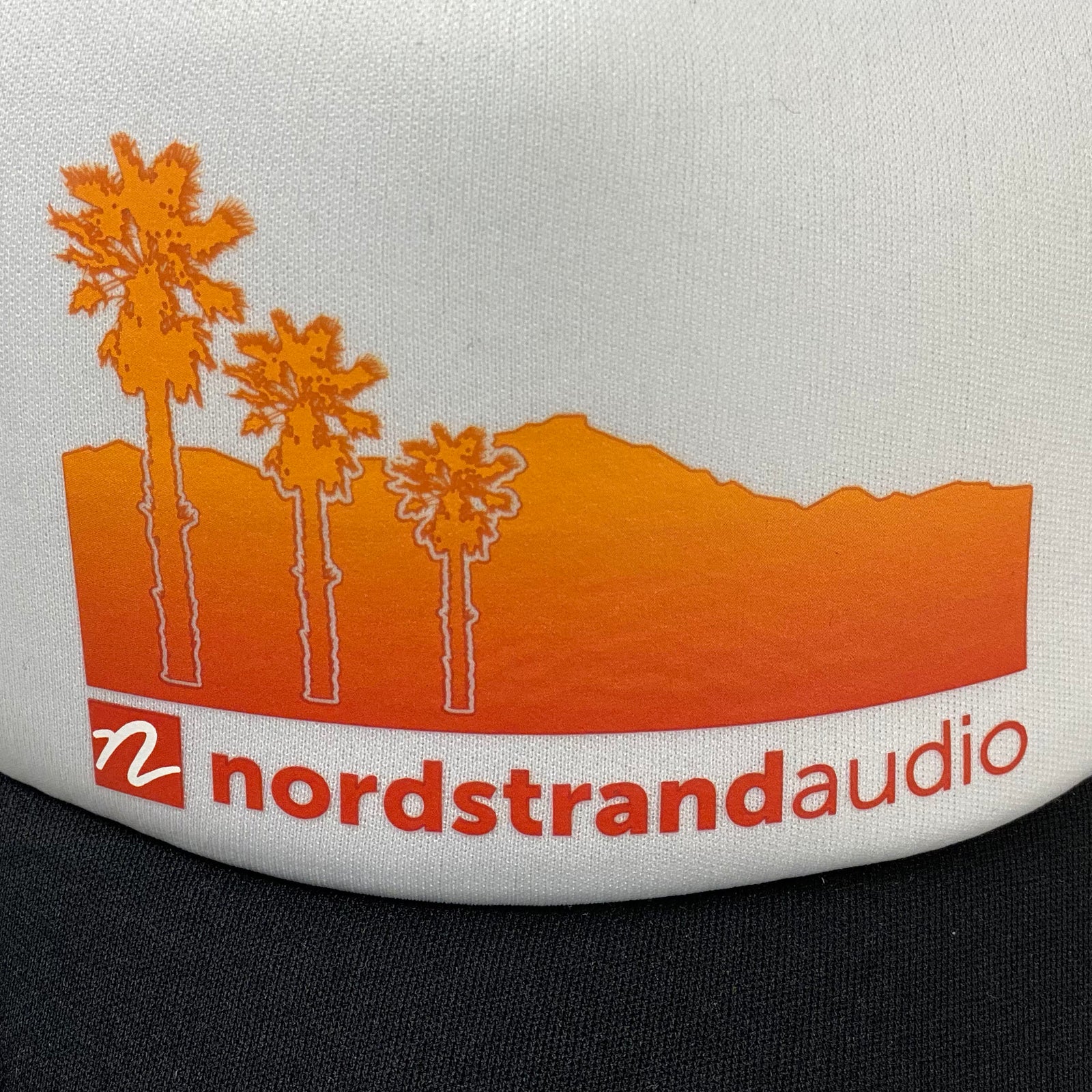 Close up view of image on Nordstrand Inland Surf Trucker Cap