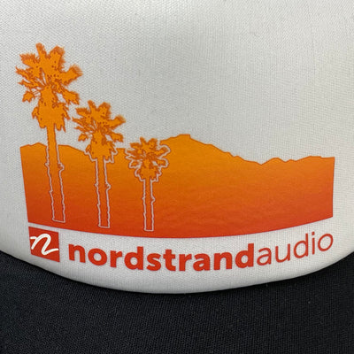 Close up view of image on Nordstrand Inland Surf Trucker Cap