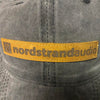 Close up view of Nordstrand Acid Wash Cap with Logo