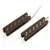 Front view of Nordstrand Fat Stack 6 Bass Pickup Set without covers