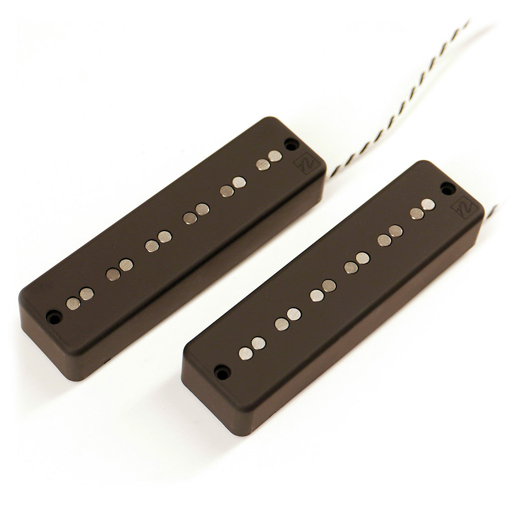Front view of Nordstrand Jazz Bar 6 Bass Pickup Set