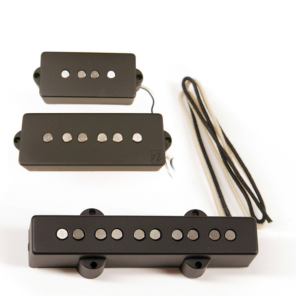 Front view of Nordstrand NPJ5F 5 String Pickup Set