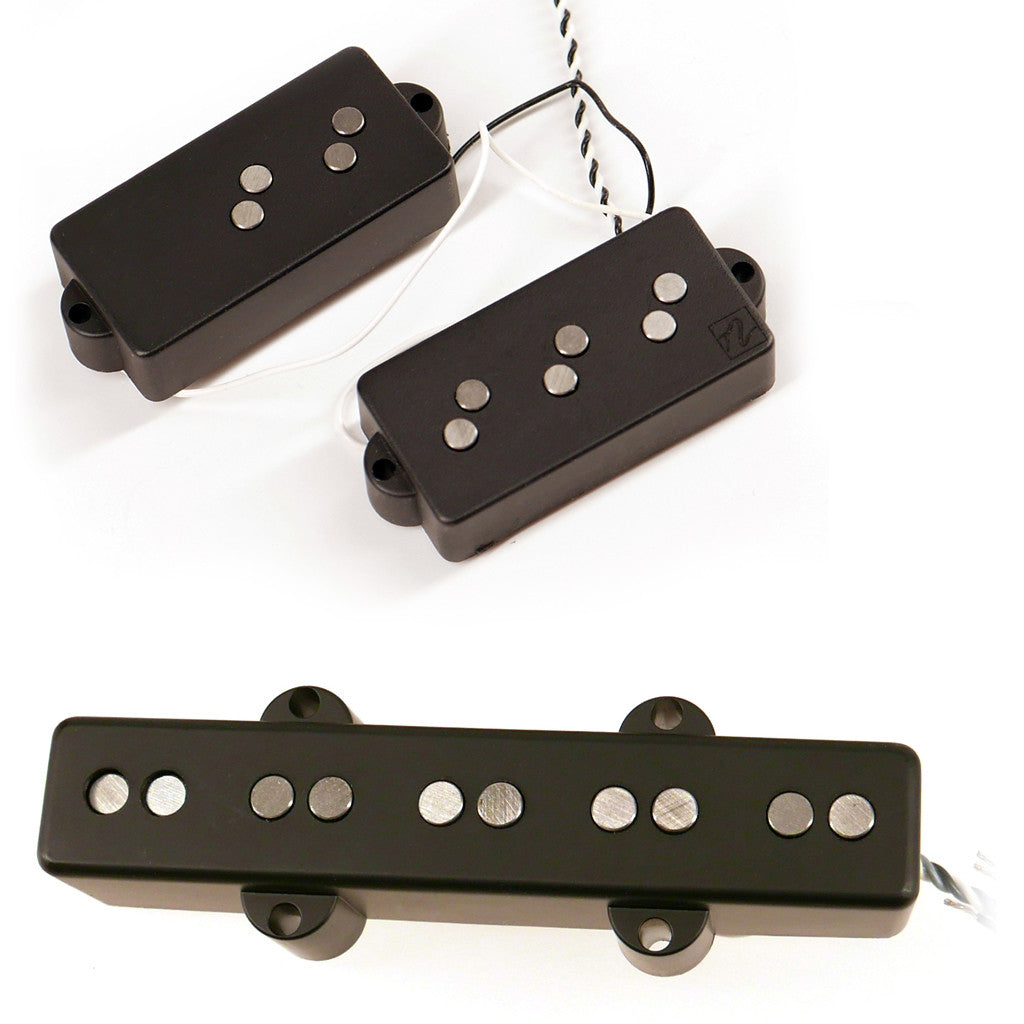 Front view of Nordstrand NPJ5S 5 String Pickup Set