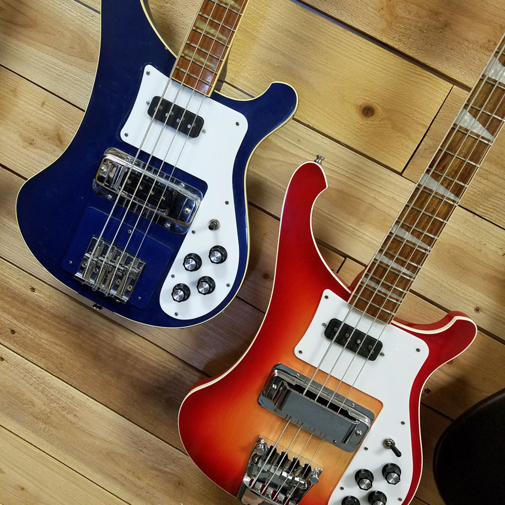 View of Nordstrand Nordenbocker pickup installed in bass