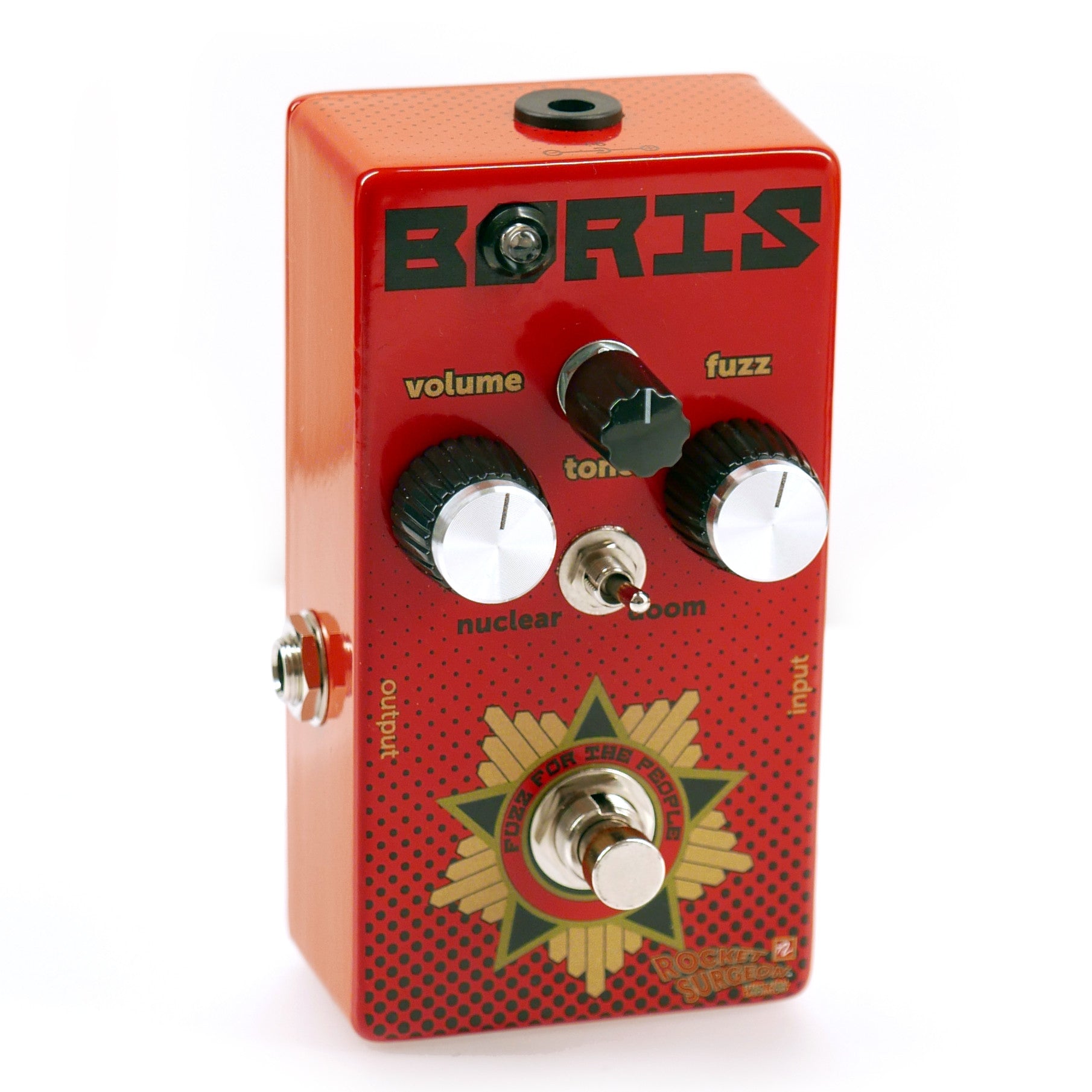 Rocket Surgeon Boris Fuzz for the People Guitar Effect Pedal Front