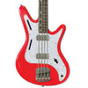 Front view of Nordstrand Acinonyx Bass V1 in Dakota Red with Pearl Pickguard
