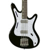 Front view of Nordstrand Acinonyx Bass V1 in Black with Pearl Pickguard